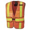 Pioneer Hi-Vis All-Purpose Mesh Tear-Away Safety Vest, 4 Pockets, Orange, O/S V1030150U-O/S - alternate 1